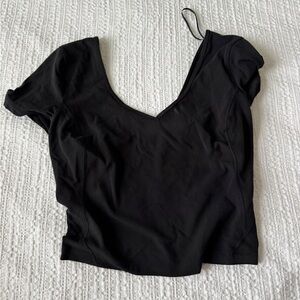 Lululemon Black Women's V-Neck Top